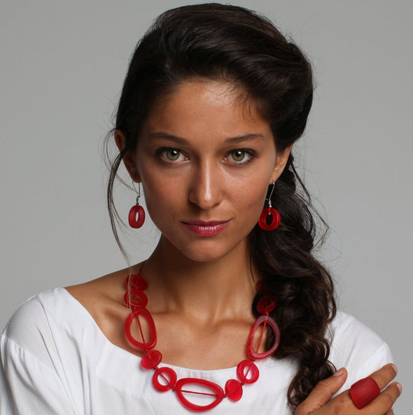 Mexico Resin Earring - Polka Luka Resin Jewellery