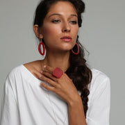 Havana Resin Earrings - Polka Luka Resin Jewellery