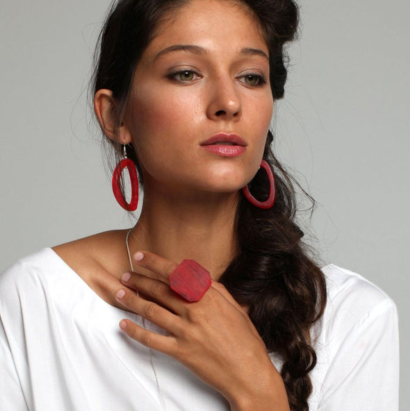 Frida Resin Ring - Polka Luka Resin Jewellery