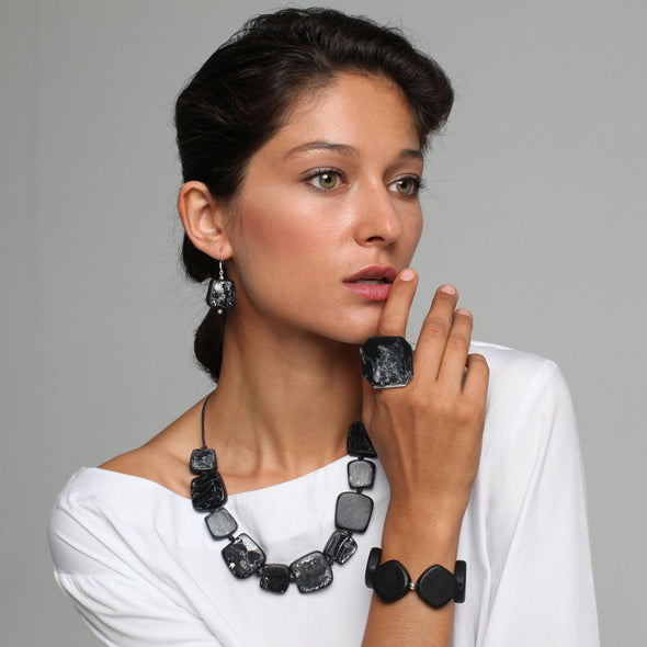 Santiago Resin Bracelet - Polka Luka Resin Jewellery