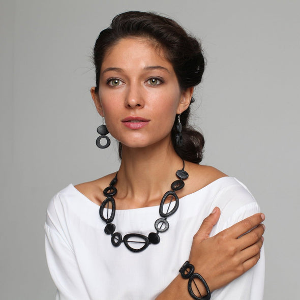 Havana Short Necklace - Polka Luka Resin Jewellery