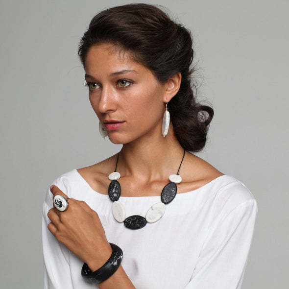 Belize Combination Necklace - Polka Luka Resin Jewellery