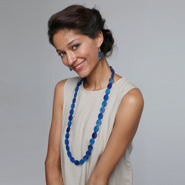 Isla Long Resin Necklace - Polka Luka Resin Jewellery