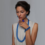 Paradiso Long Double Resin Necklace - Polka Luka Resin Jewellery