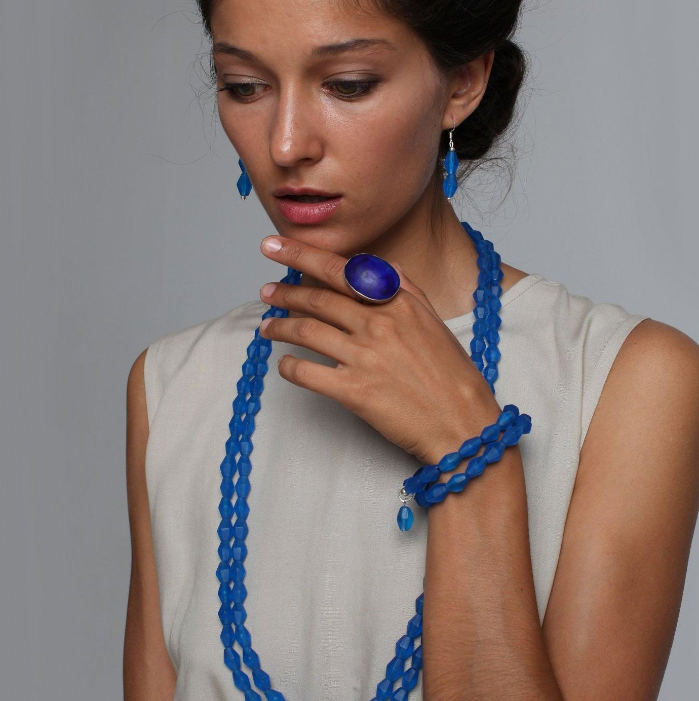 Paradiso Stainless Ring - Polka Luka Resin Jewellery