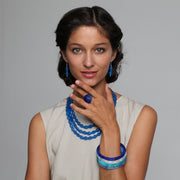 Paradiso Triple Strand Resin Necklace - Polka Luka Resin Jewellery