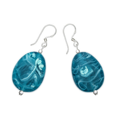 Island Resin Earring - Polka Luka Resin Jewellery
