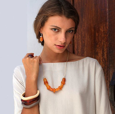 Aura Resin Necklace - Polka Luka Resin Jewellery