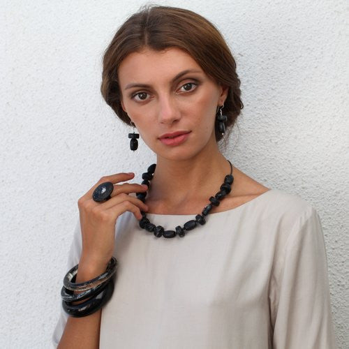Naxos Short Resin Necklace - Polka Luka Resin Jewellery