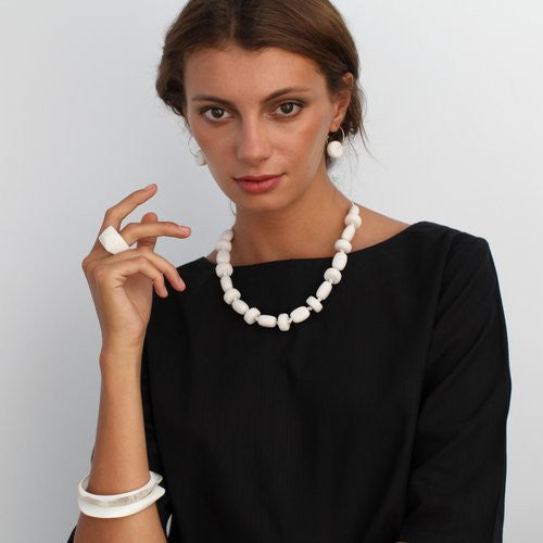 Naxos Short Resin Necklace - Polka Luka Resin Jewellery