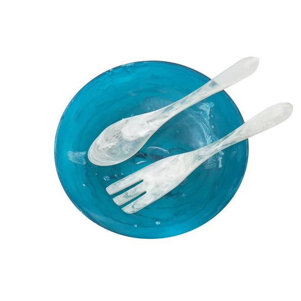 Large Luna Salad Bowl + Long Salad Servers