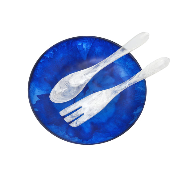 Large Luna Salad Bowl + Long Salad Servers