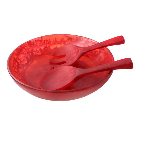 Large Luna Salad Bowl + Short Salad Servers