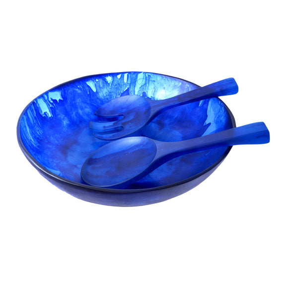 Large Luna Salad Bowl + Short Salad Servers