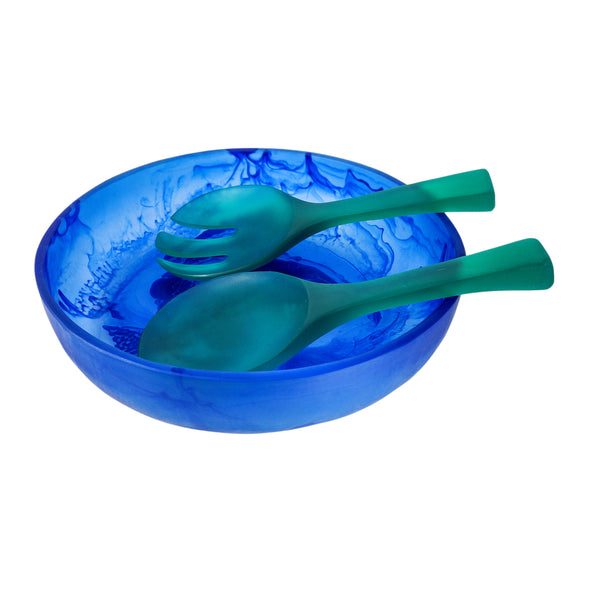 Medium Salad Bowl & Short Salad Server Set