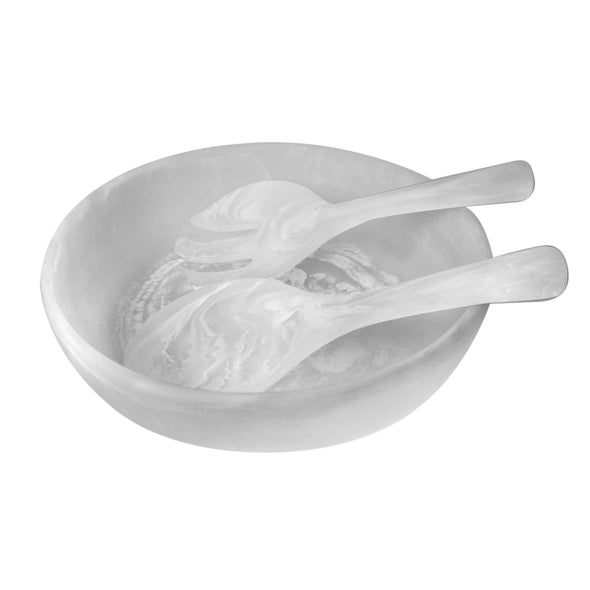 Medium Salad Bowl & Short Salad Server Set