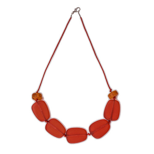 Mykonos Resin Necklace - Polka Luka Resin Jewellery