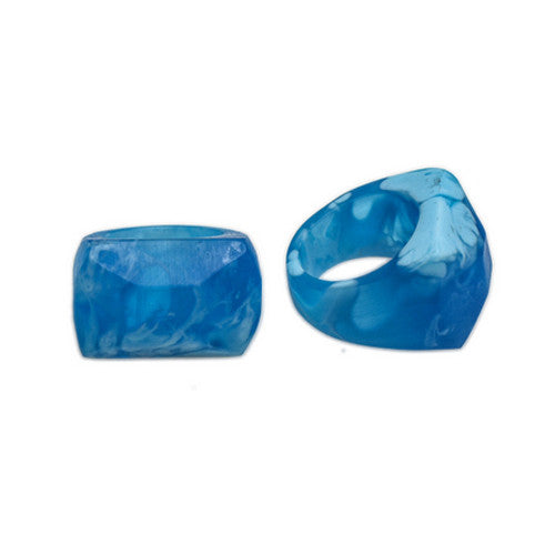Naxos Resin Ring - Polka Luka Resin Jewellery
