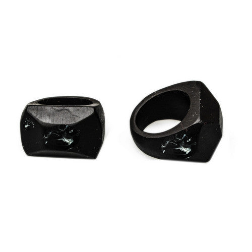 Naxos Resin Ring - Polka Luka Resin Jewellery