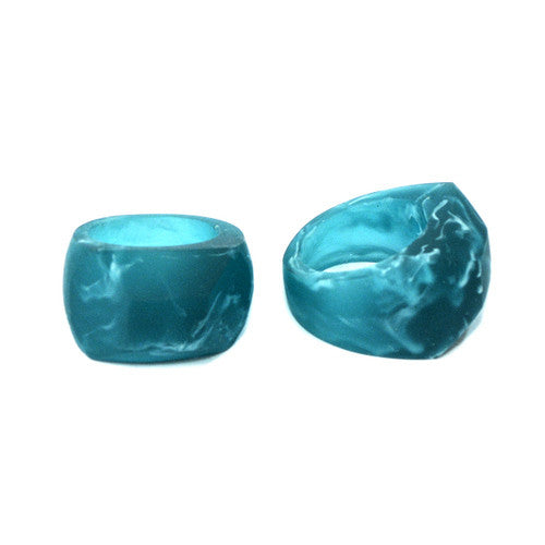 Naxos Resin Ring - Polka Luka Resin Jewellery