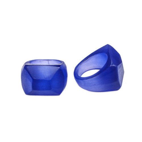 Naxos Resin Ring - Polka Luka Resin Jewellery