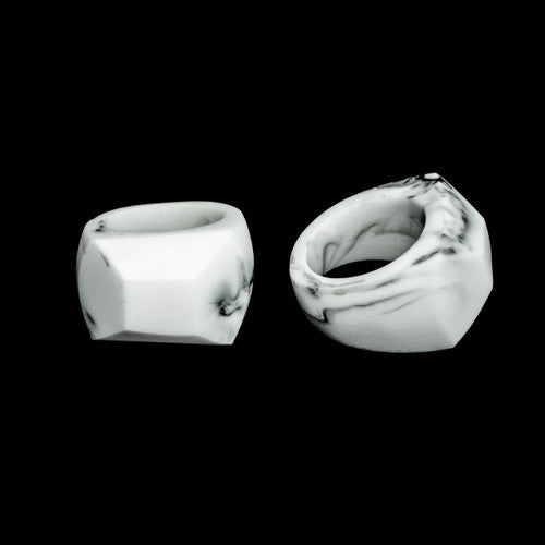 Naxos Resin Ring - Polka Luka Resin Jewellery
