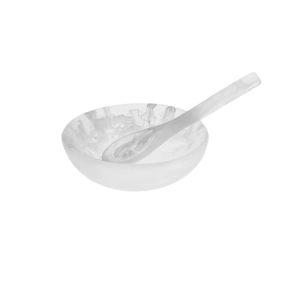 Resin Salt Bowl + Spoon Set