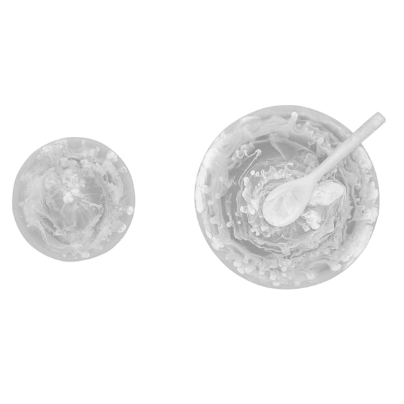 Salt Bowl + Relish Bowl + Spoon Set