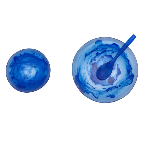 Salt Bowl + Relish Bowl + Spoon Set