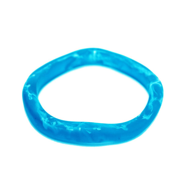 Santorini Single Resin Bangle - Polka Luka Resin Jewellery