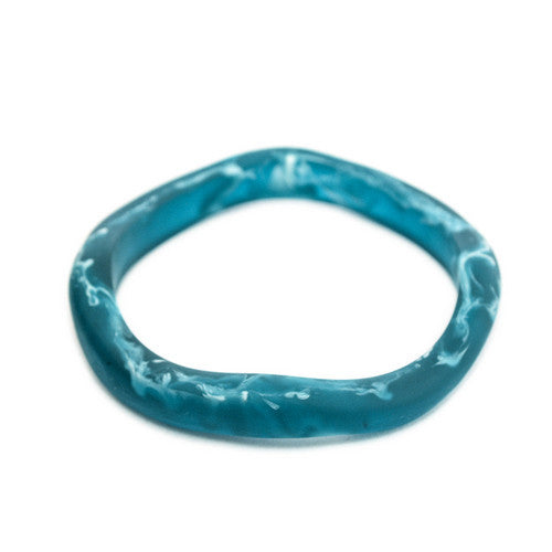 Santorini Single Resin Bangle - Polka Luka Resin Jewellery