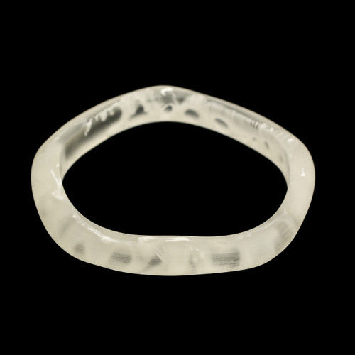 Santorini Single Resin Bangle - Polka Luka Resin Jewellery