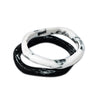Santorini Double Resin Bangle - Polka Luka Resin Jewellery
