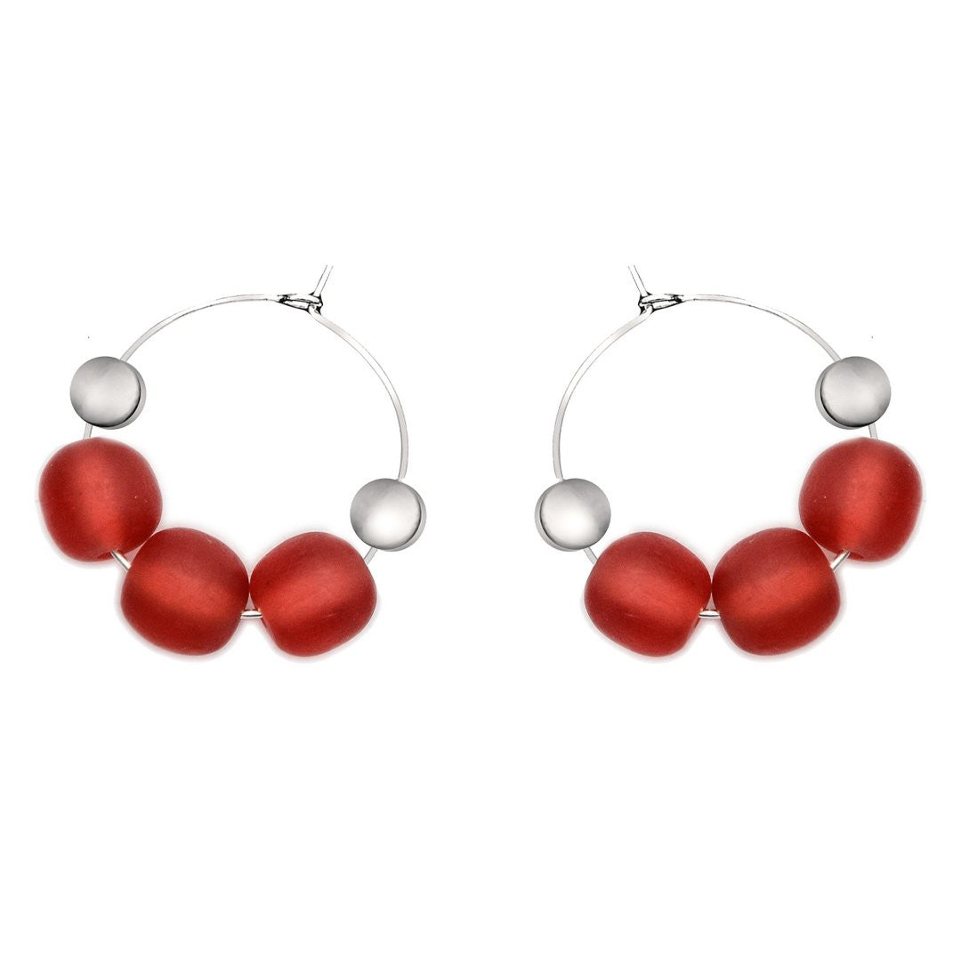 Santorini Resin Earrings - Polka Luka Resin Jewellery