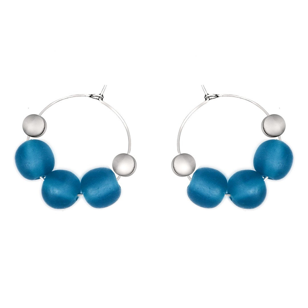 Santorini Resin Earrings - Polka Luka Resin Jewellery