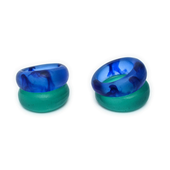Silk Road Resin Ring - Polka Luka Resin Jewellery