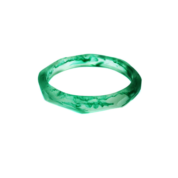 Silk Road Single Resin Bangle - Polka Luka Resin Jewellery