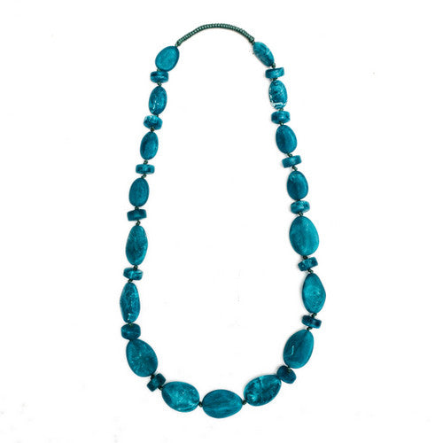 Thalassa Long Resin Necklace - Polka Luka Resin Jewellery