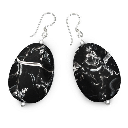 Thalassa Resin Earrings - Polka Luka Resin Jewellery