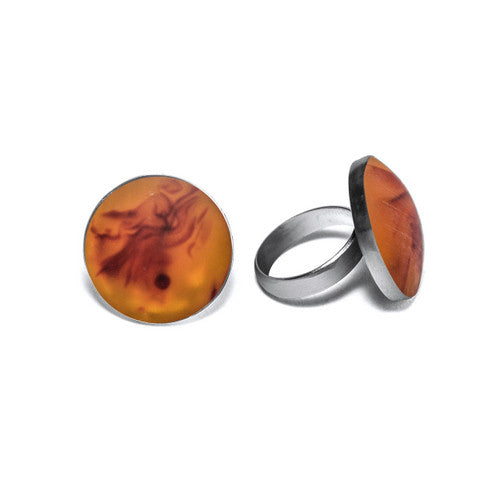 Thalassa Adjustable Resin Ring - Polka Luka Resin Jewellery