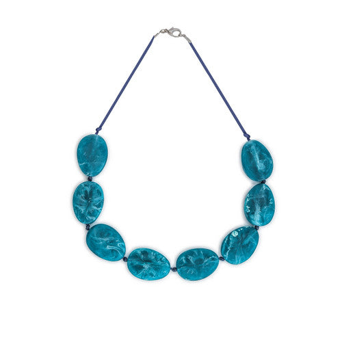 Thalassa Short Resin Necklace - Polka Luka Resin Jewellery