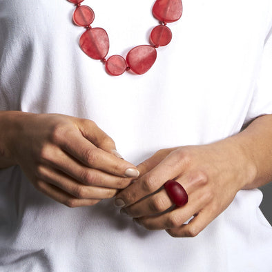 Wanderlust Resin Ring - Polka Luka Resin Jewellery