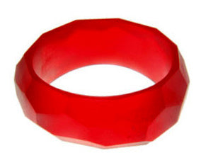 Bevelled Bangle - Polka Luka Resin Jewellery