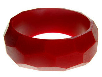 Bevelled Bangle - Polka Luka Resin Jewellery