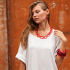 Sakura' Short Resin Necklace - Polka Luka Resin Jewellery