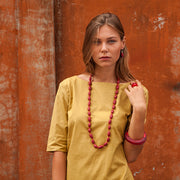 Sabi' Long Resin Necklace - Polka Luka Resin Jewellery
