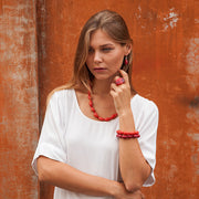 Sabi' Short Resin Necklace - Polka Luka Resin Jewellery