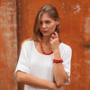 Sabi' Short Resin Necklace - Polka Luka Resin Jewellery