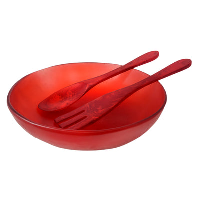 Large Luna Salad Bowl + Long Salad Servers