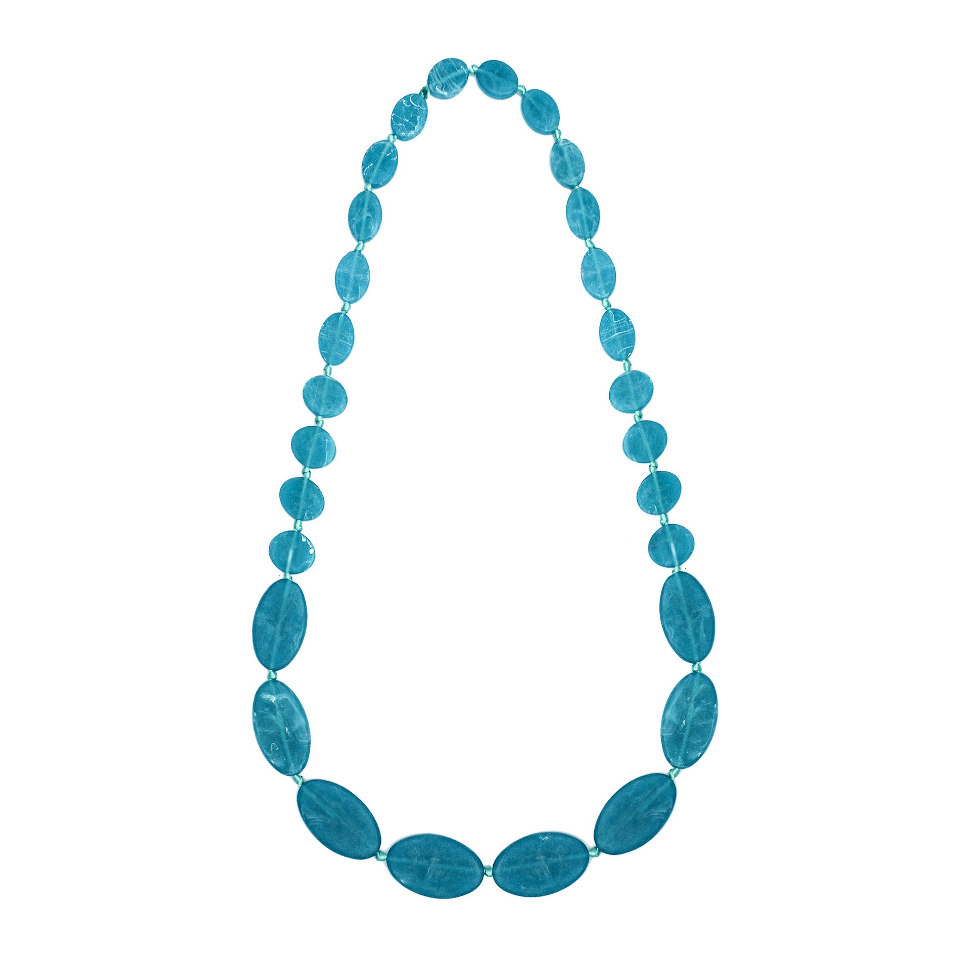 Freya Long Resin Necklace - Polka Luka Resin Jewellery